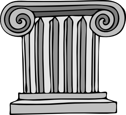 Download free greece stone tower icon